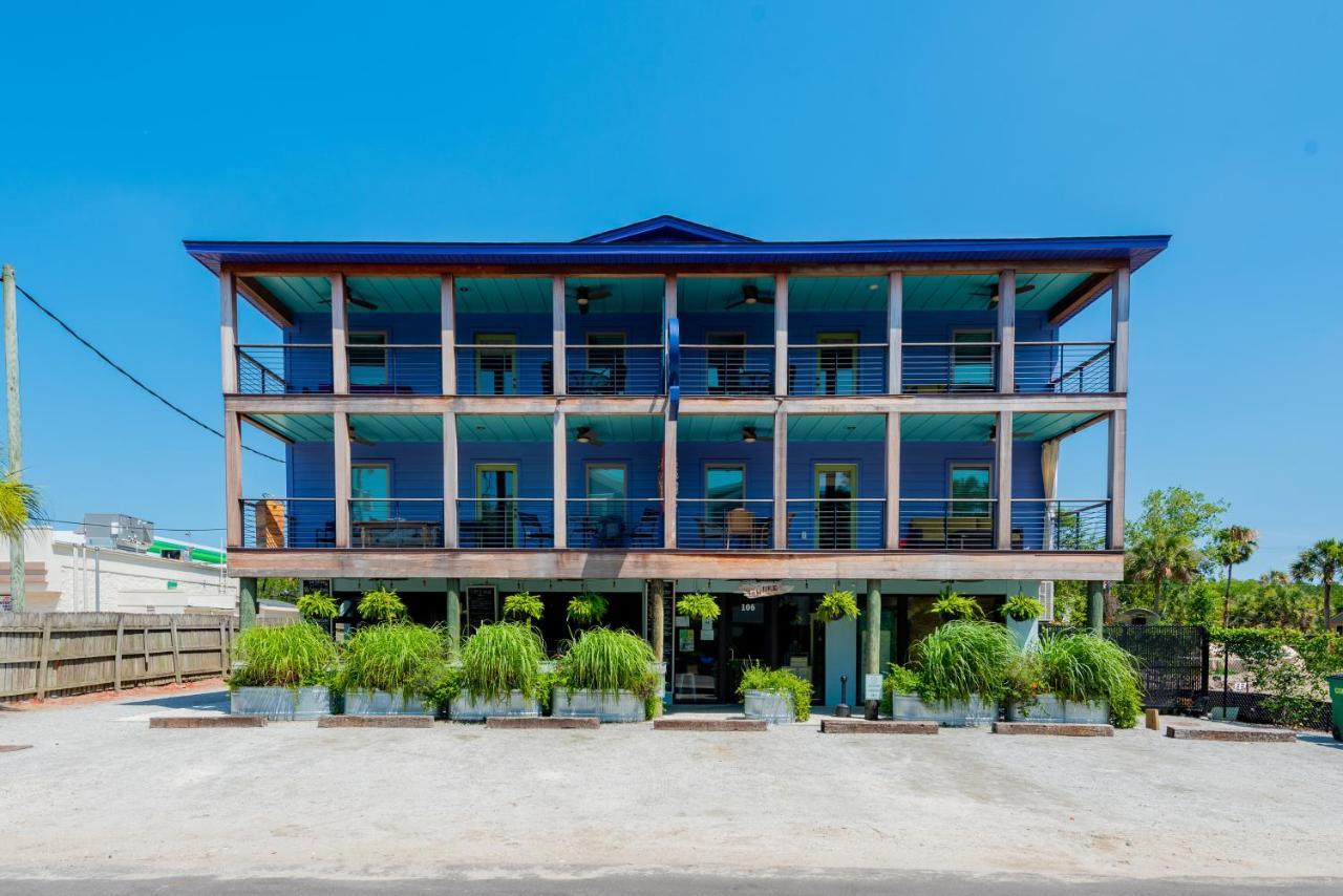 Folly Vacation Perfect Purple Palace Apt A Folly Beach Bagian luar foto
